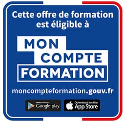 Logo CPF - Formation éligible au Compte Personnel de Formation